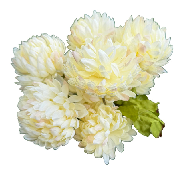 21" Mum Bush | Cream or Rust