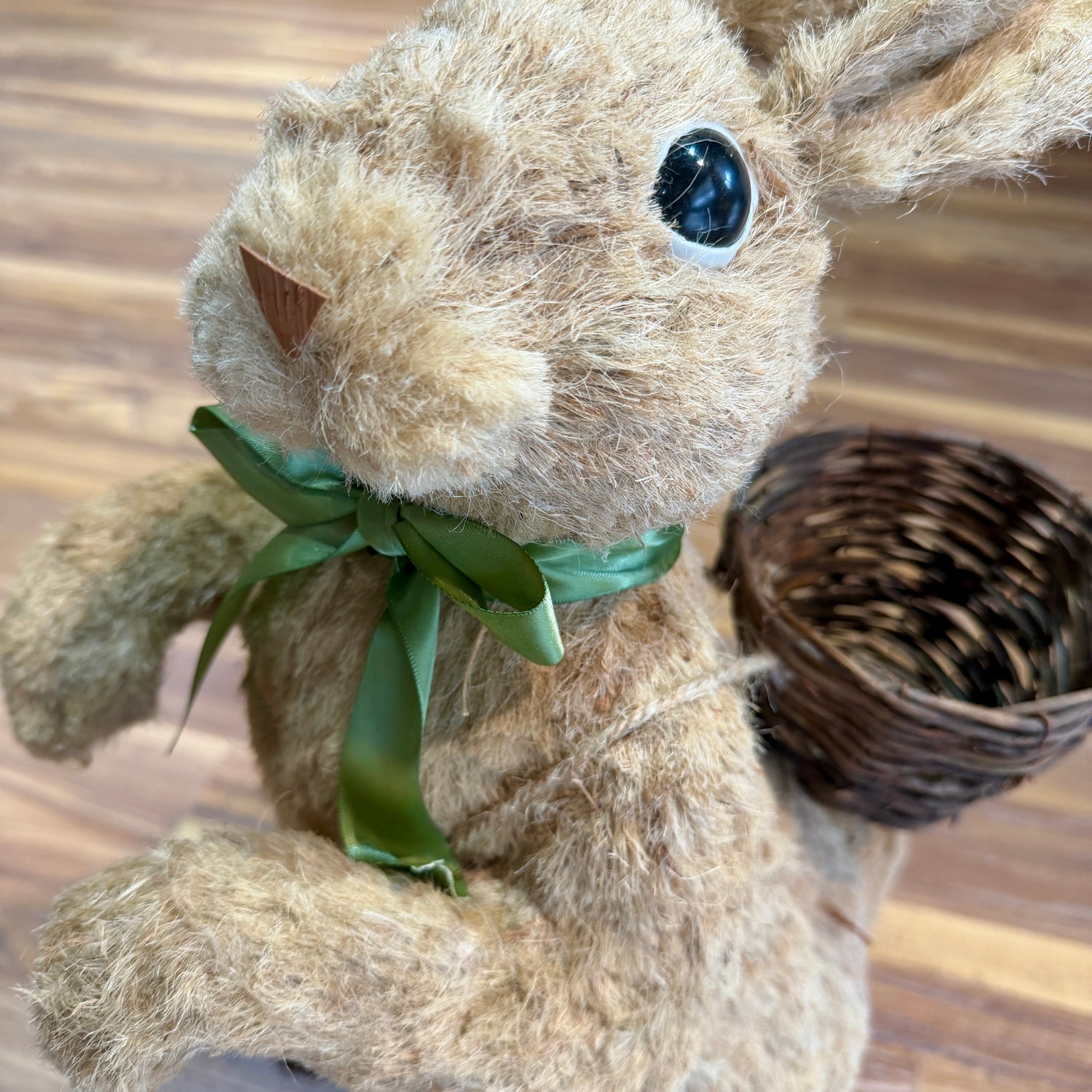 24.5" Sisal Rabbit with Basket