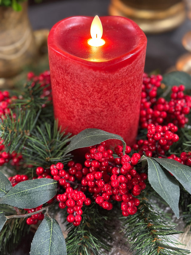 11" Very Berry Candle Ring