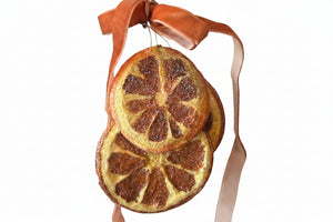 5.5" Iced Orange Slice Ornament