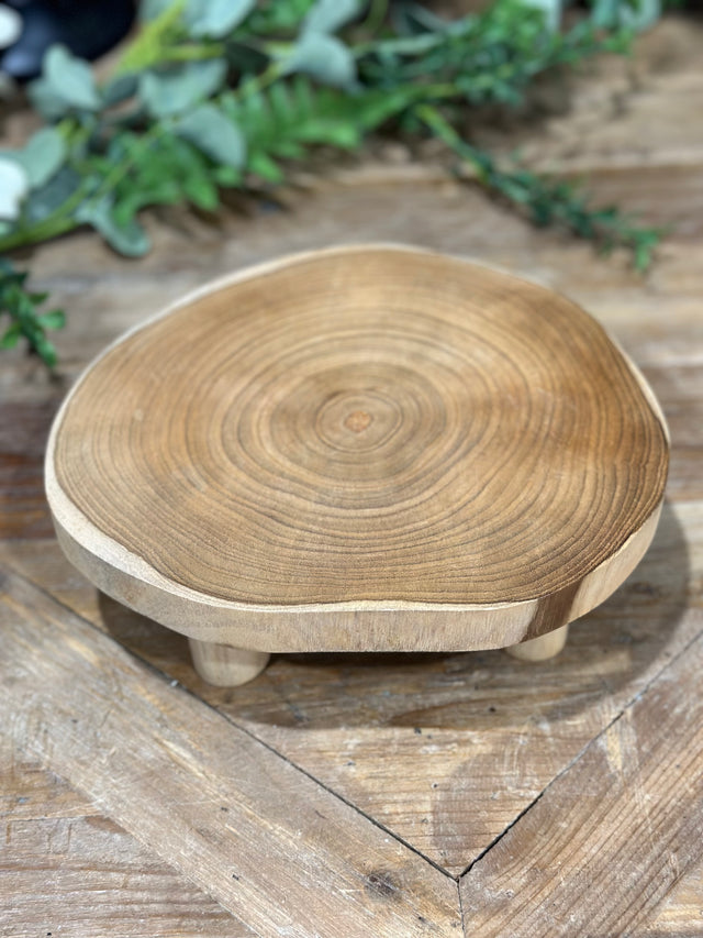 7" Wooden Pedestal