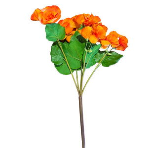 17" UV-Proof Orange Begonia Bush