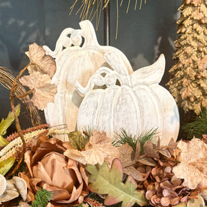 13.5" Worcester Pumpkin | Antique White