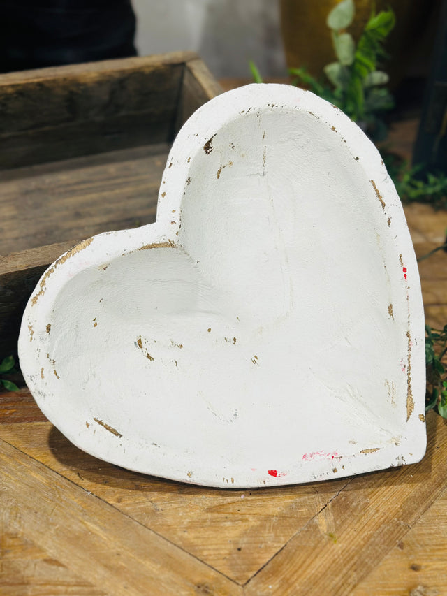 11" Heart Dough Bowl