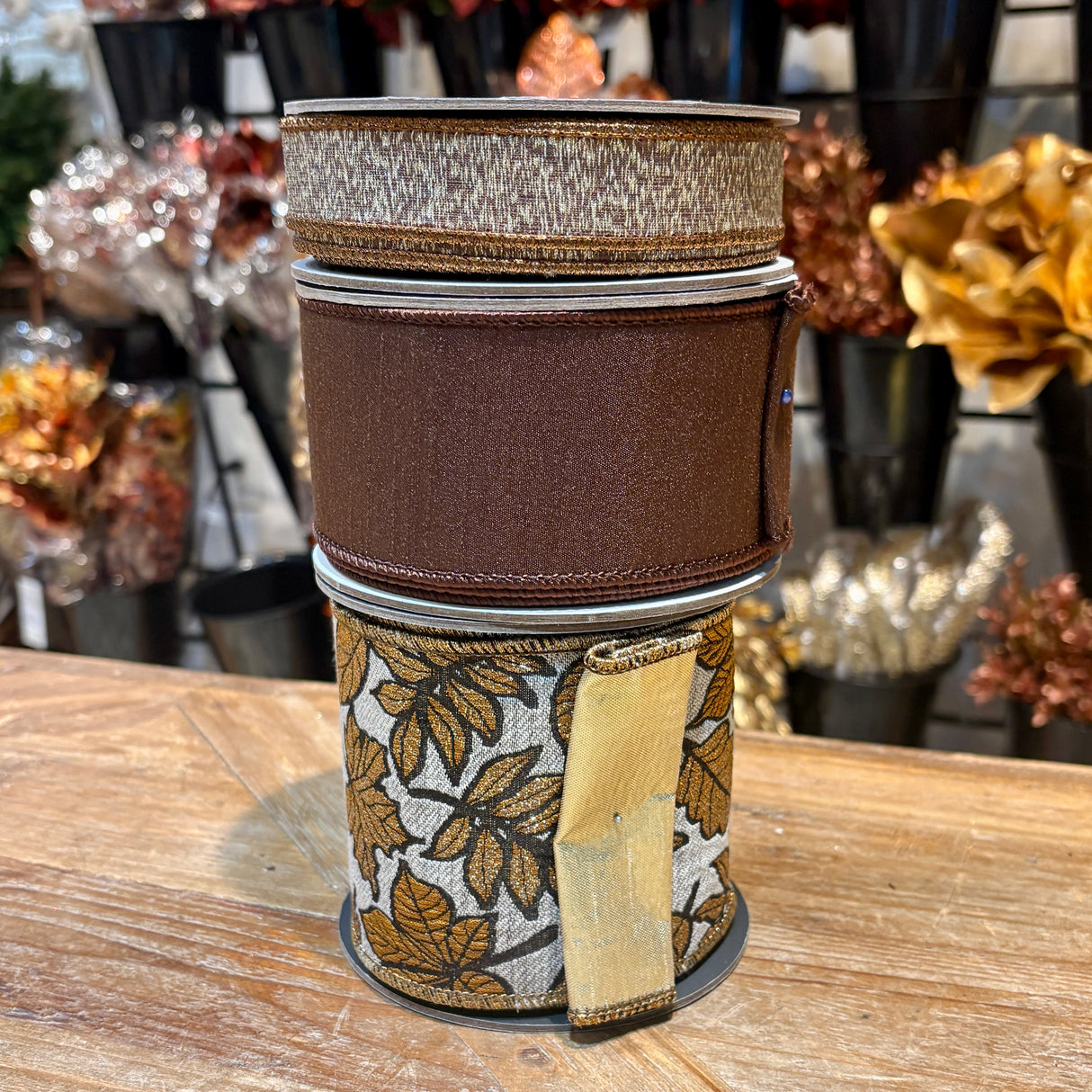Designer Ribbon Bundle | Sparkling Fall Leaves