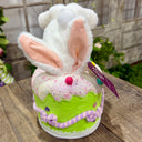 9.5" Furry Bunny Butt in Cake Styrofoam (Sold Individually)