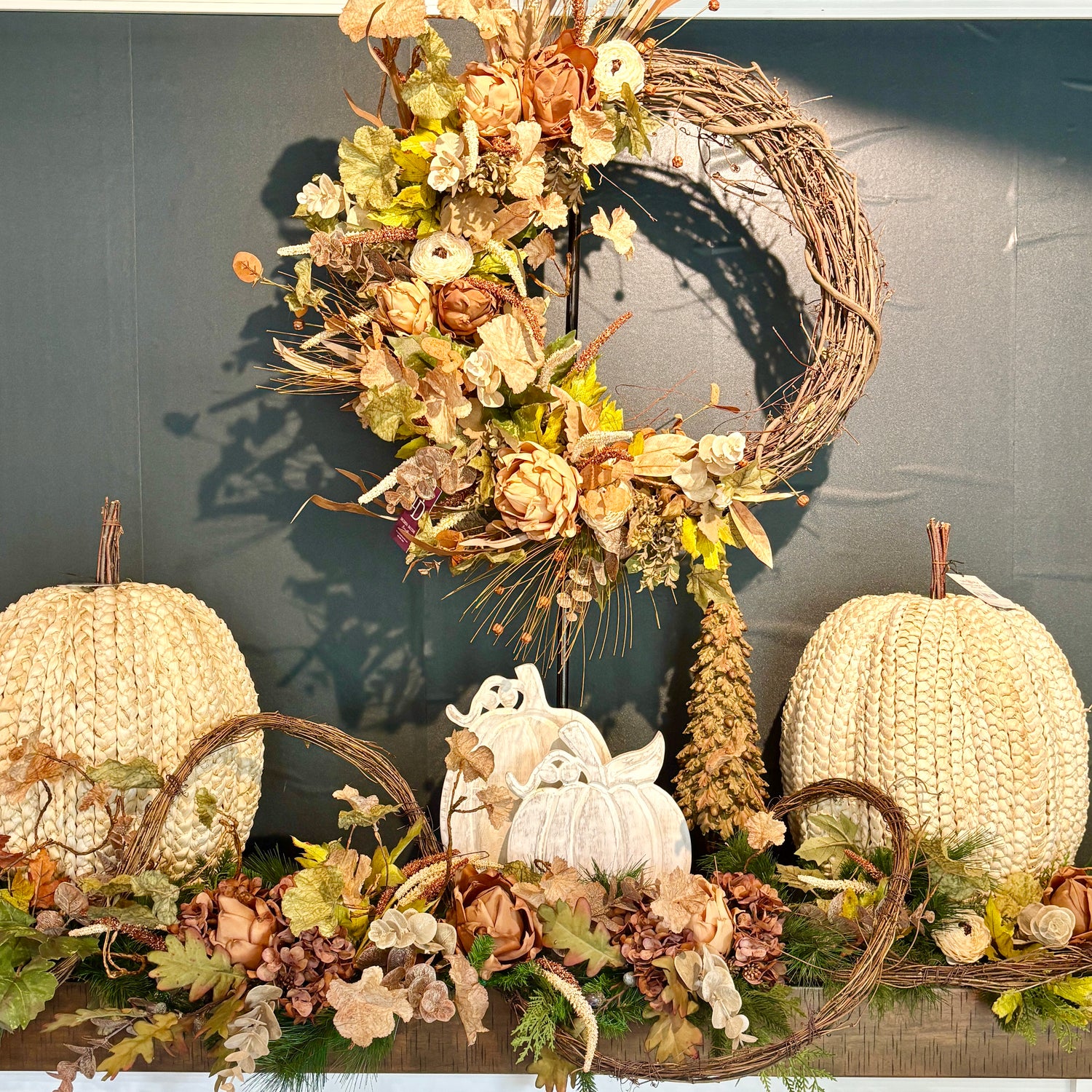 13.5" Worcester Pumpkin | Antique White