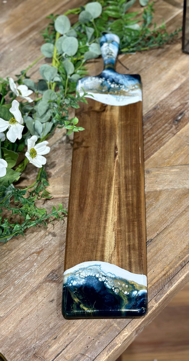 24” Cheeseboard Baguette Sapphire Sky