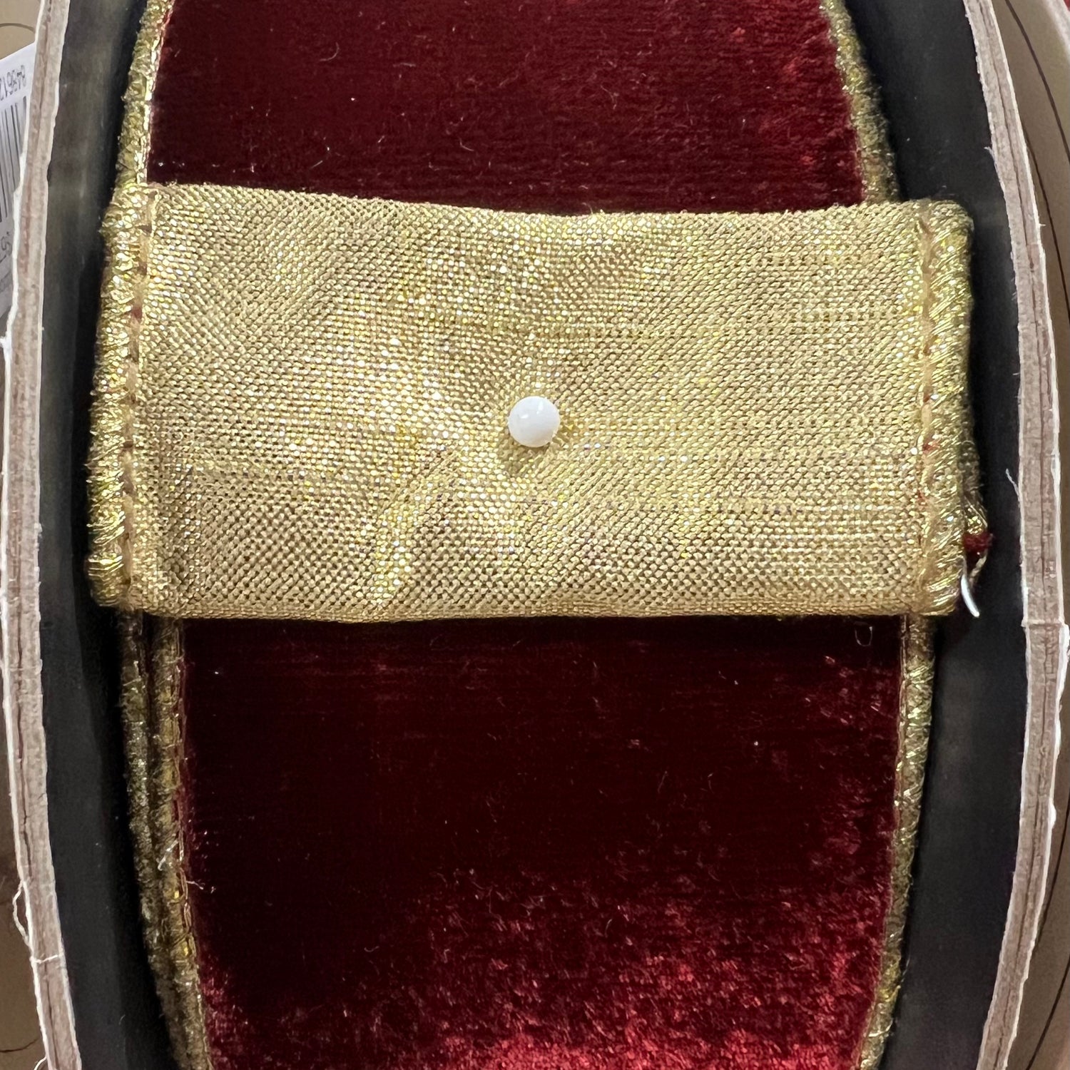 2.5" Ruby Gold Lush Velvet Ribbon- 10 Yards