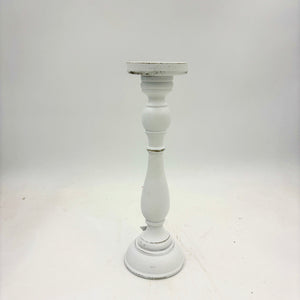 14.5" White Candleholder