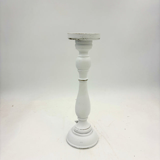14.5" White Candleholder