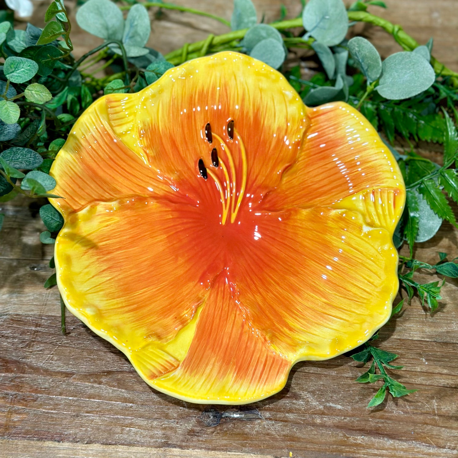 9” Floral Plate