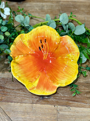 9” Floral Plate