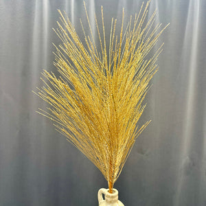 24" Gold Metallic Pine Needle Spray