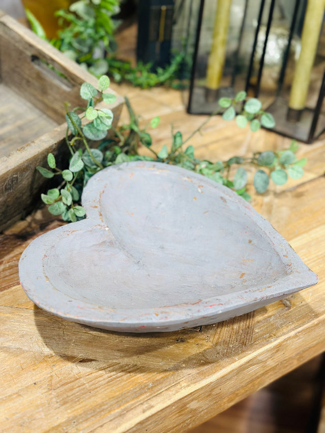 11" Heart Dough Bowl