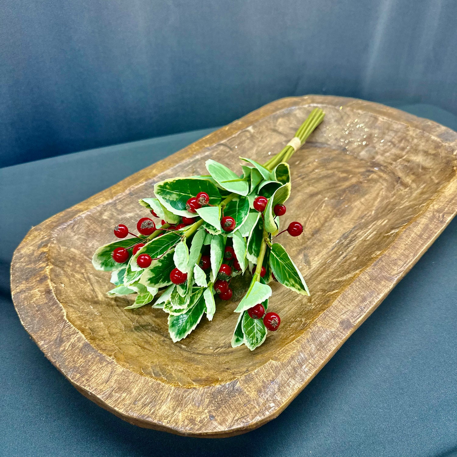 15" Green Leaves with Berries- Bundle