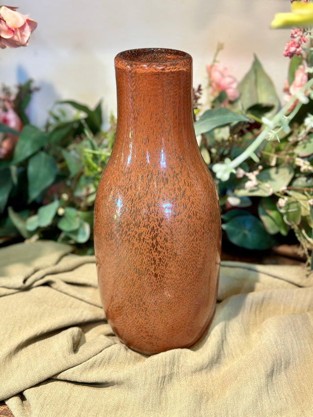 12.25" Amaranthine Glass Vase