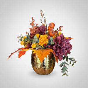 9.5" Maple Lane Designer Arrangement | Fall Table Decor