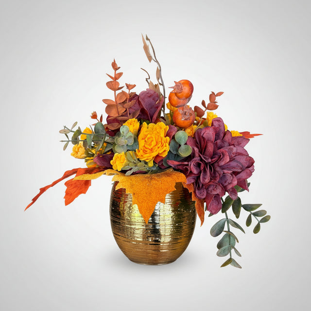 9.5" Maple Lane Designer Arrangement | Fall Table Decor
