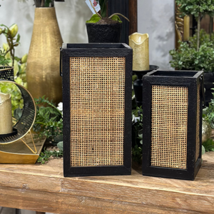 14" & 11" Mesh Lantern Set Of 2