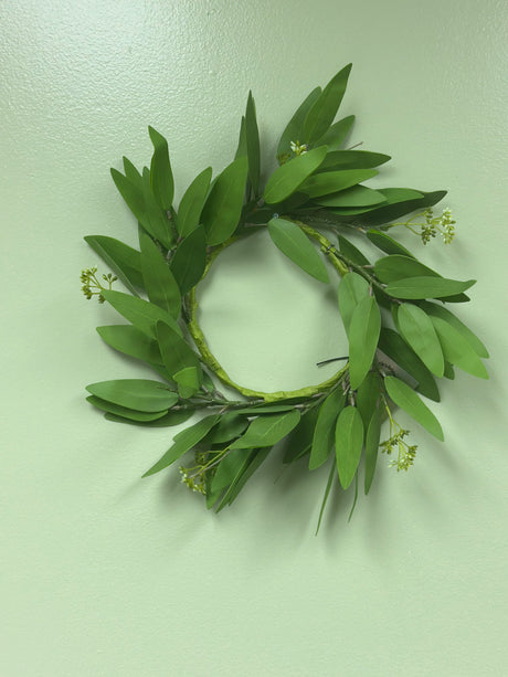 Eucalyptus Green Candle Ring, additional view