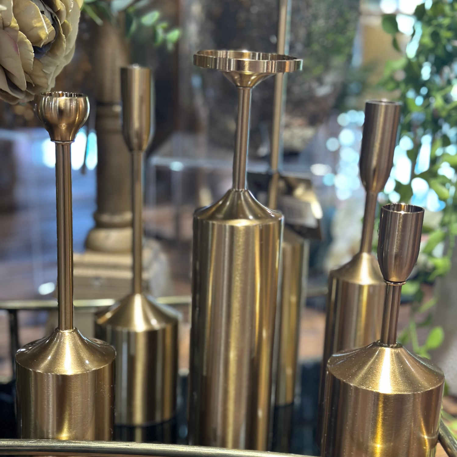 16"-8" Set of 3 Dann Foley Lifestyle| Gold Metal