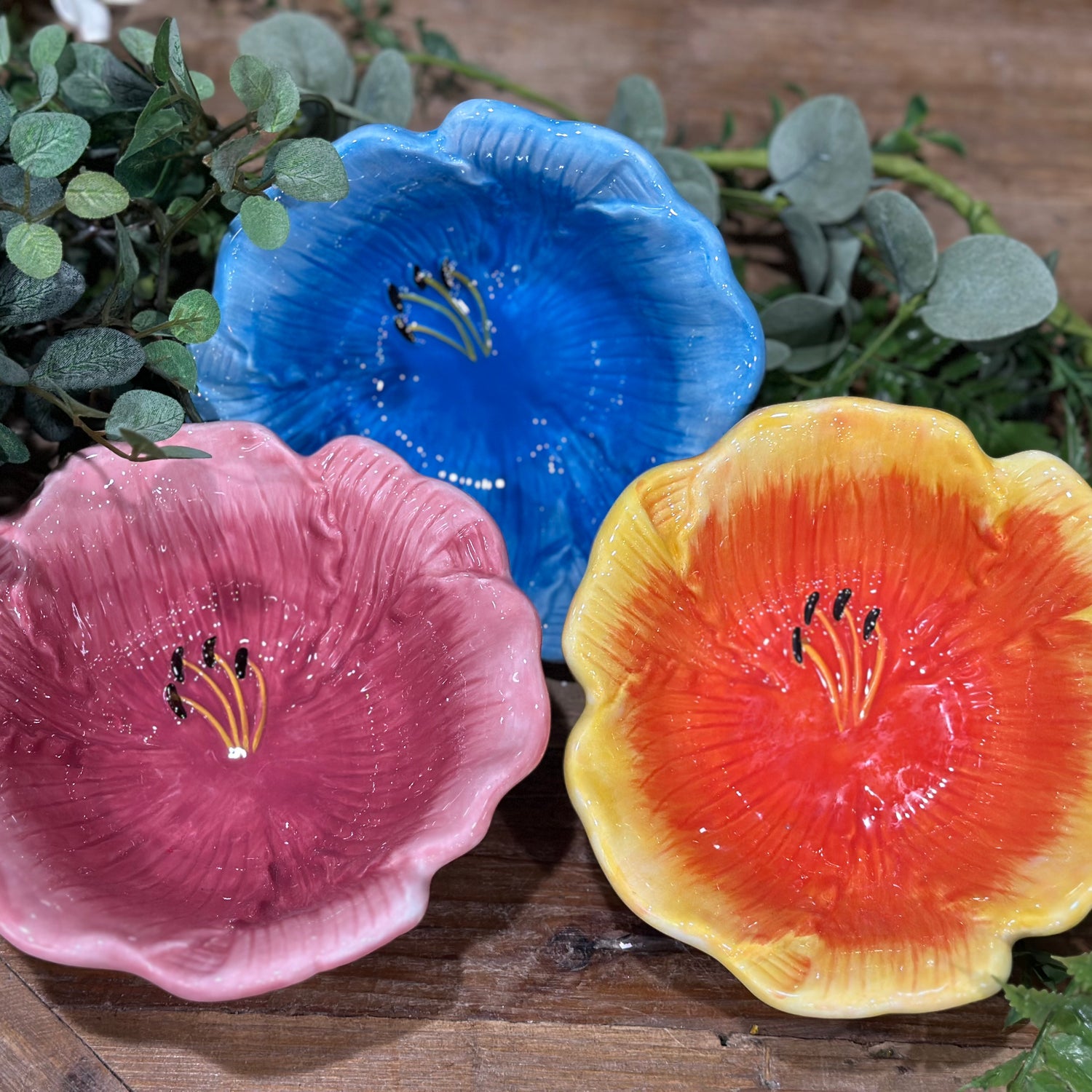 6" Botanical Flora 3-D Ice Cream Bowl