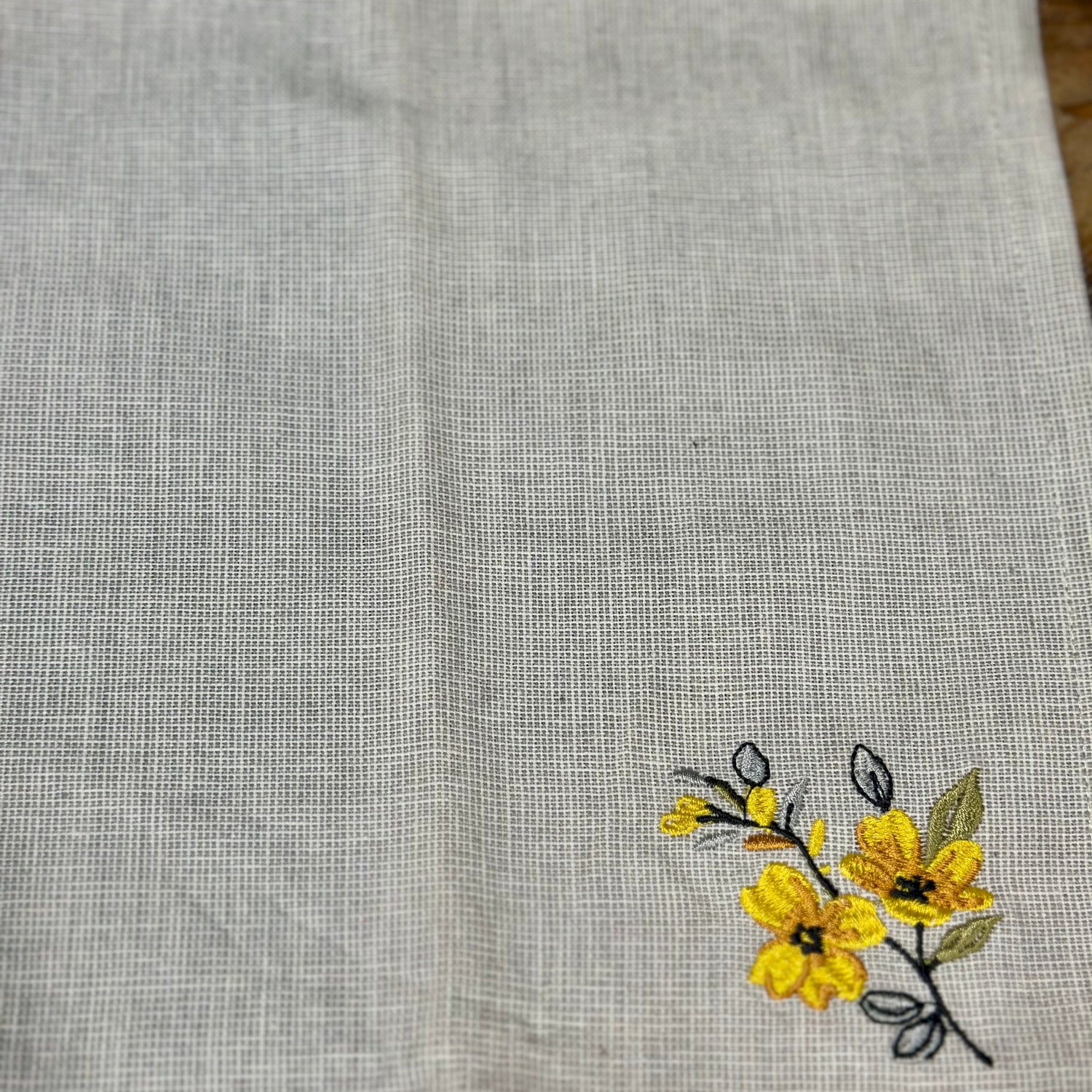 “Sweet Home” Embroidered Napkin