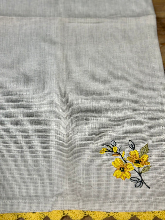 “Sweet Home” Embroidered Napkin