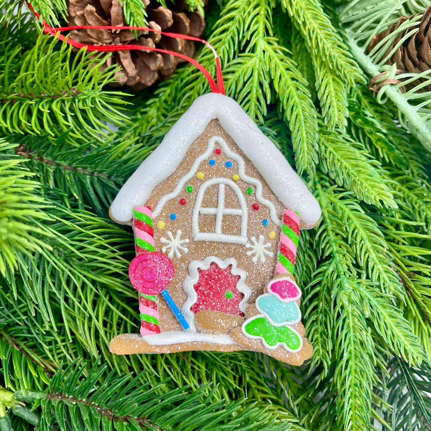 3.4" Clay Dough Gingersnap Cookie Ornaments