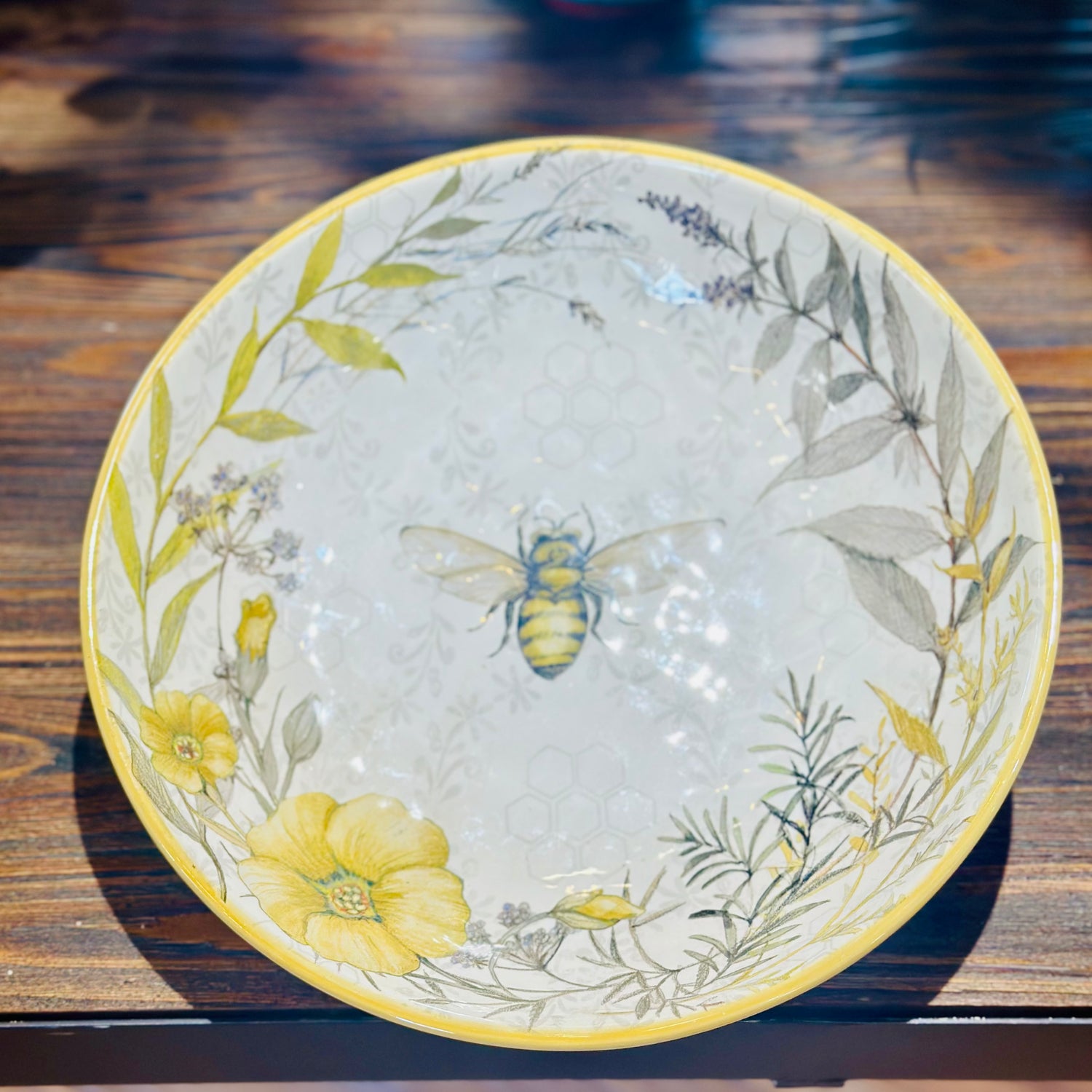 13" Bee Sweet Serving Pasta Bowl