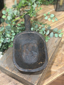 11" Wooden Scoop Dough Bowl