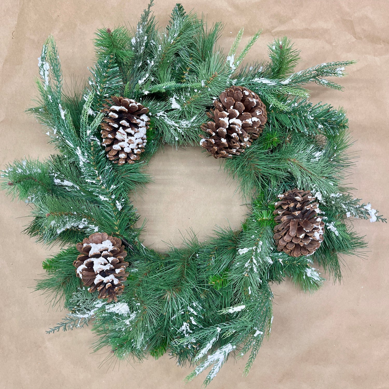 24" Pine Cedar Wreath