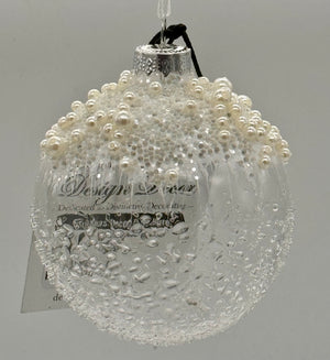 3" Bauble Glass Pearls, Speckled