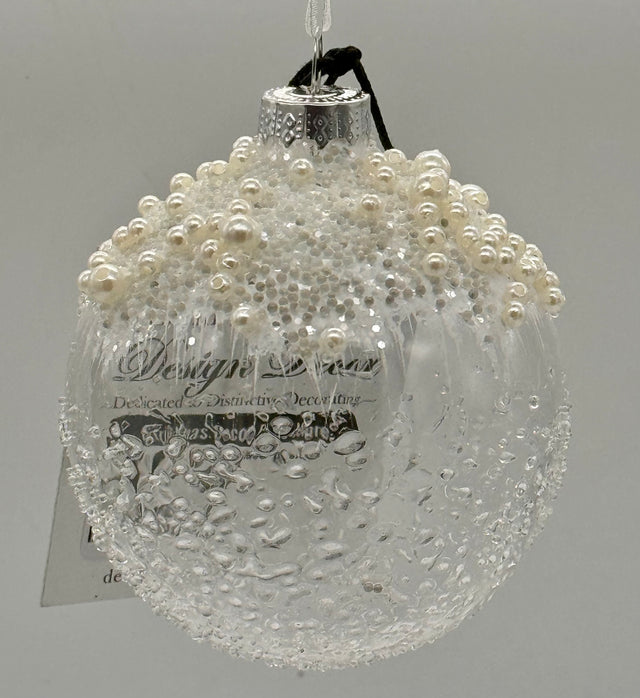 3" Bauble Glass Pearls, Speckled