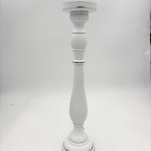 18.5" White Candleholder