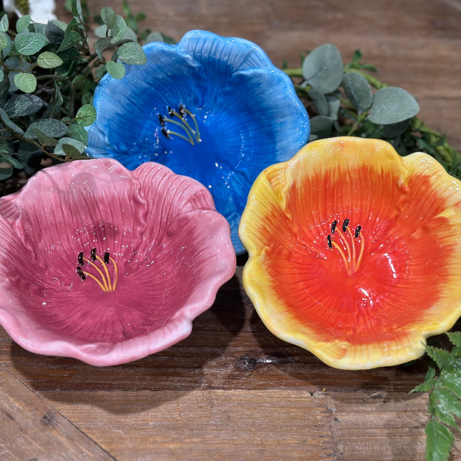6" Botanical Flora 3-D Ice Cream Bowl