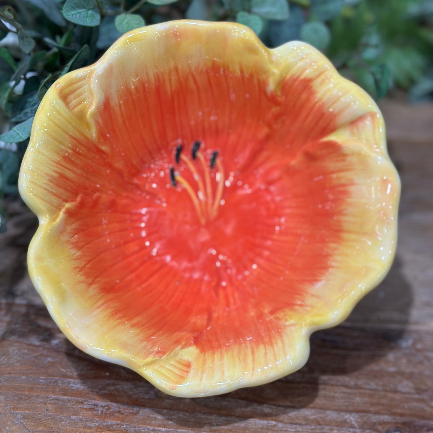6" Botanical Flora 3-D Ice Cream Bowl