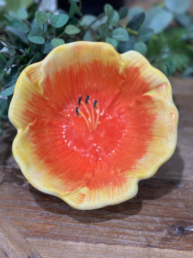 6" Botanical Flora 3-D Ice Cream Bowl