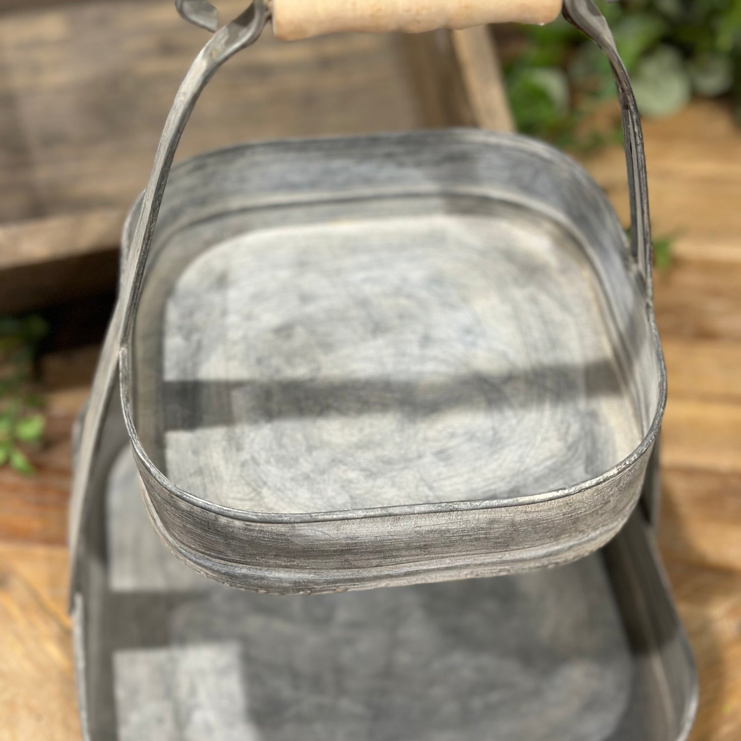 13" Metal Petite Square Serving Tier