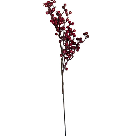 Burgundy Mixed Berry Spray, additional view