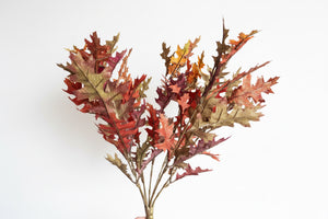 Gold Oak Leaf Bush with Leaves & Berries