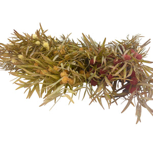 22.5" Fall Mixed Grass Bush | Burgundy, Cream, or Light Brown