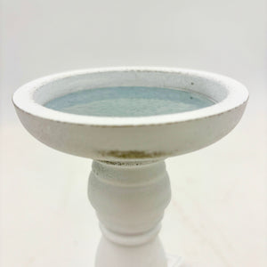 8" White Candleholder