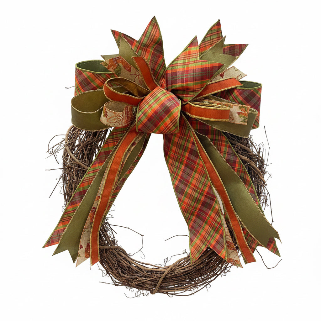 20" Moss & Maple Designer Fall Bow