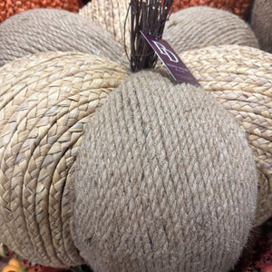 27" | 24" Rattan Natural Pumpkin
