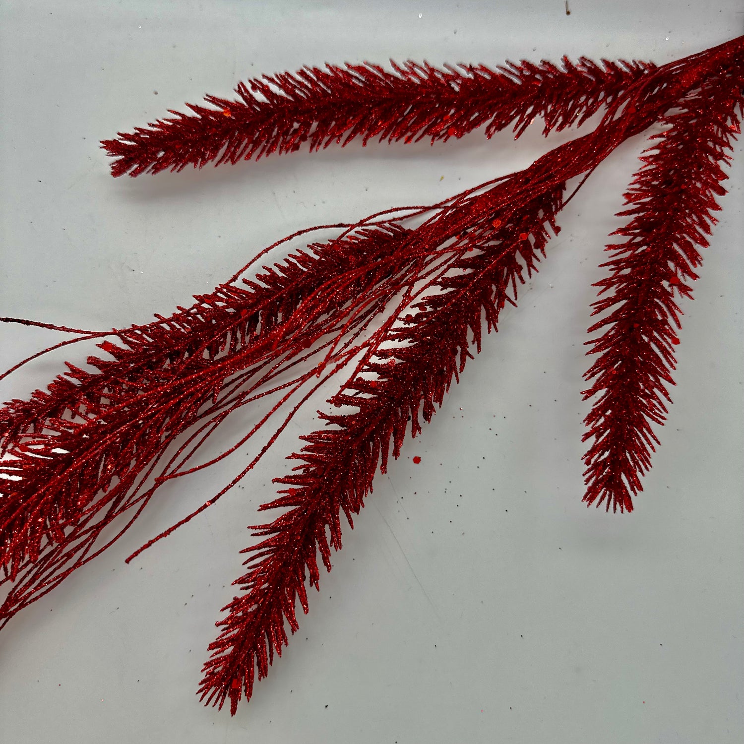 30" Wheat Glitter Spray