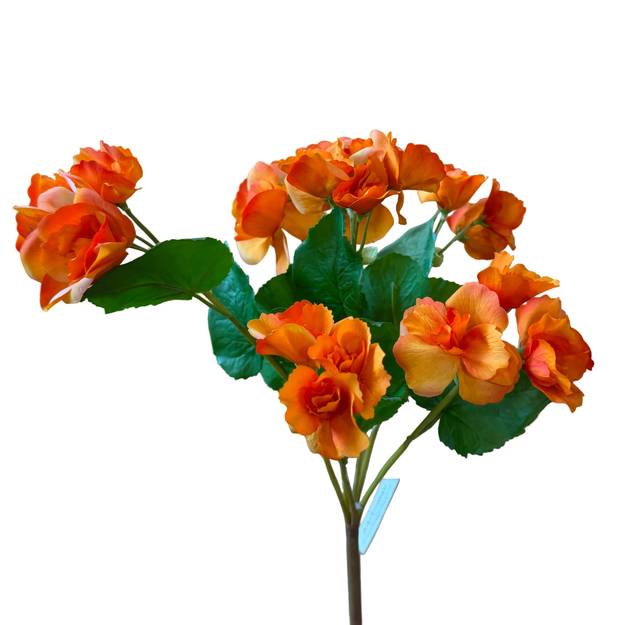 17" UV-Proof Orange Begonia Bush