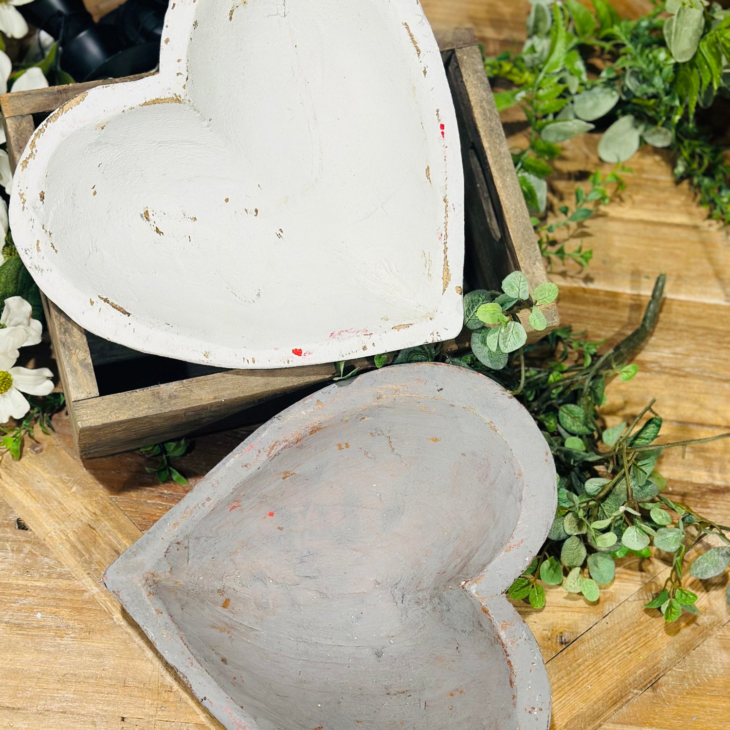 11" Heart Dough Bowl