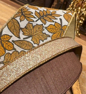 Designer Ribbon Bundle | Sparkling Fall Leaves